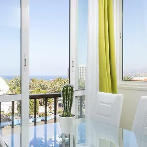 408 Enchanting El Dorado Accommodation, Sea View! Appartamento Playa de las Americas (Tenerife)